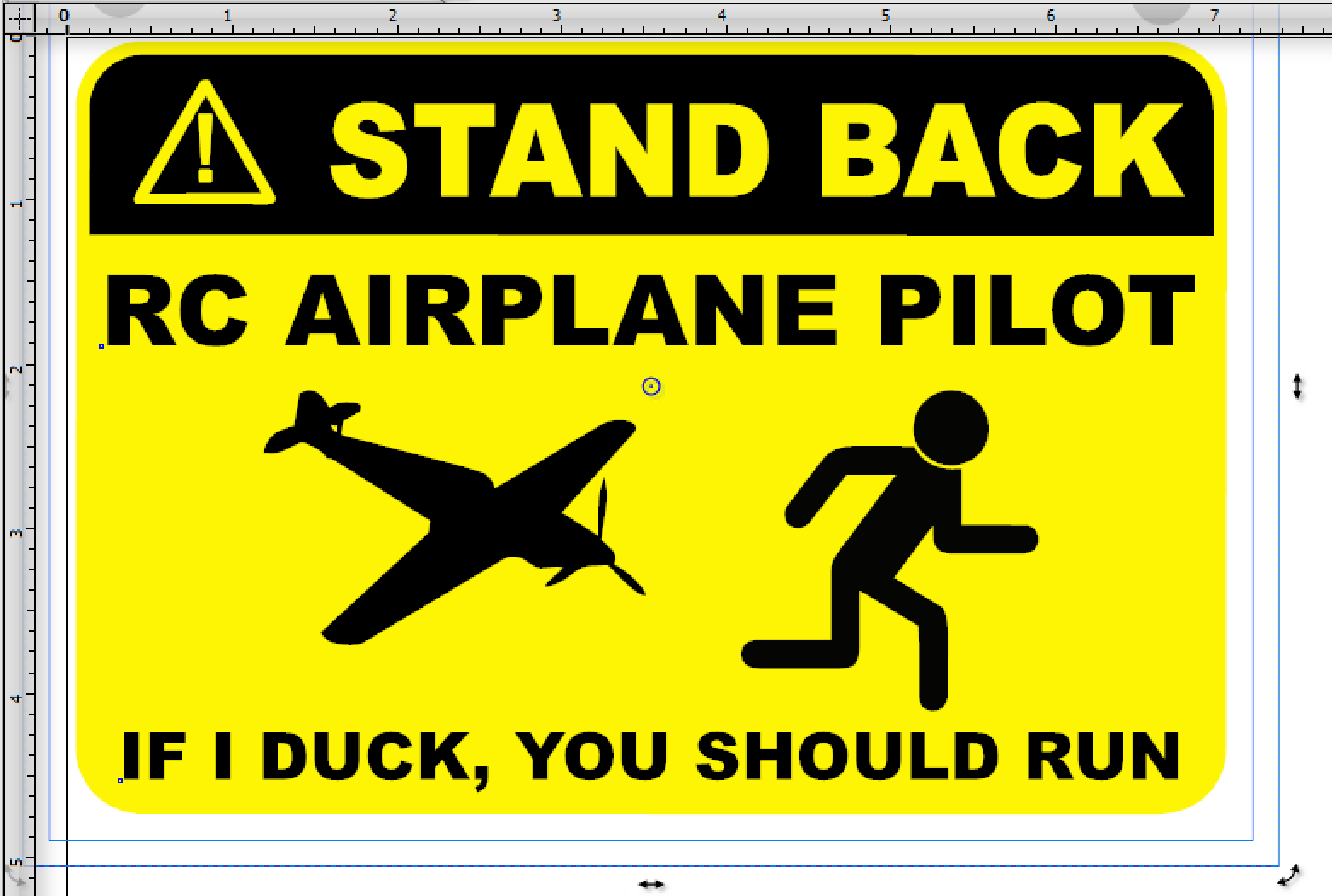(image for) Stand Back Airplane